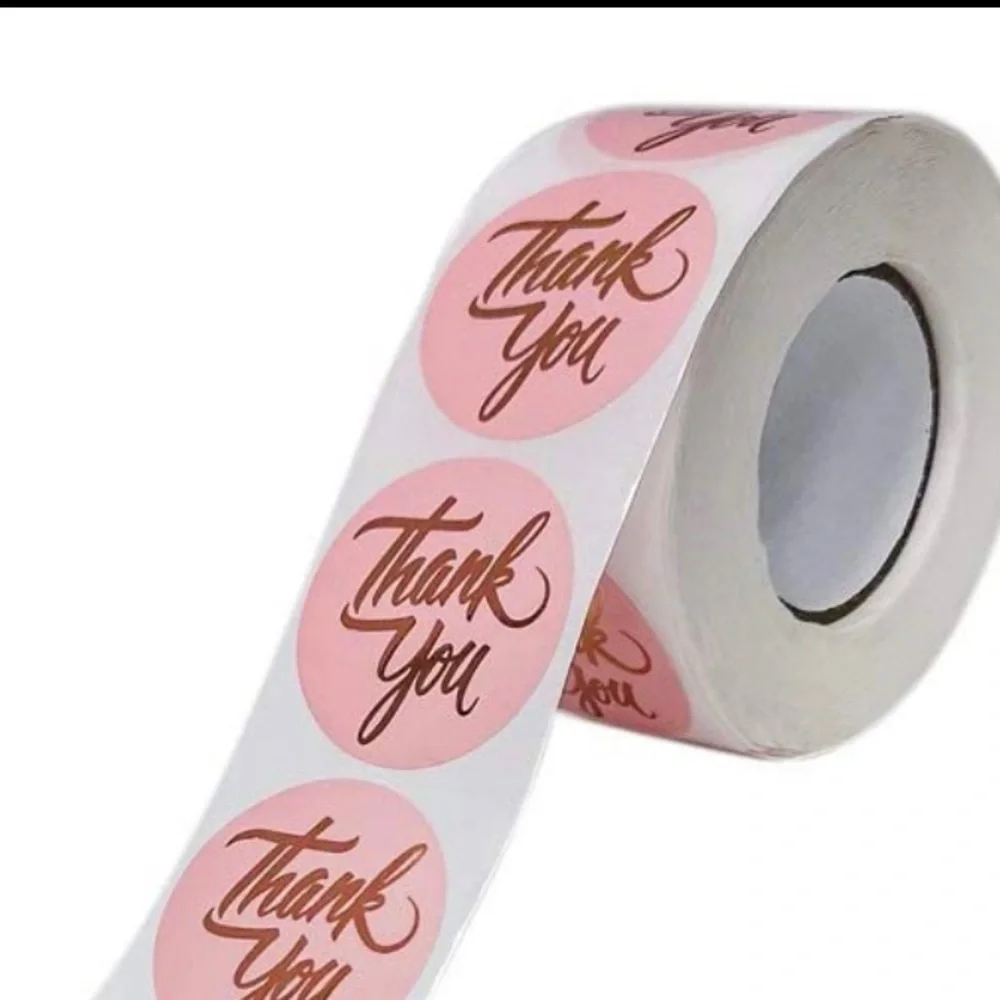 100 ~1.5” Thank You Boutique Stickers 🌟🆕🌟 2 Rolls For $15 (Bundle & Save)